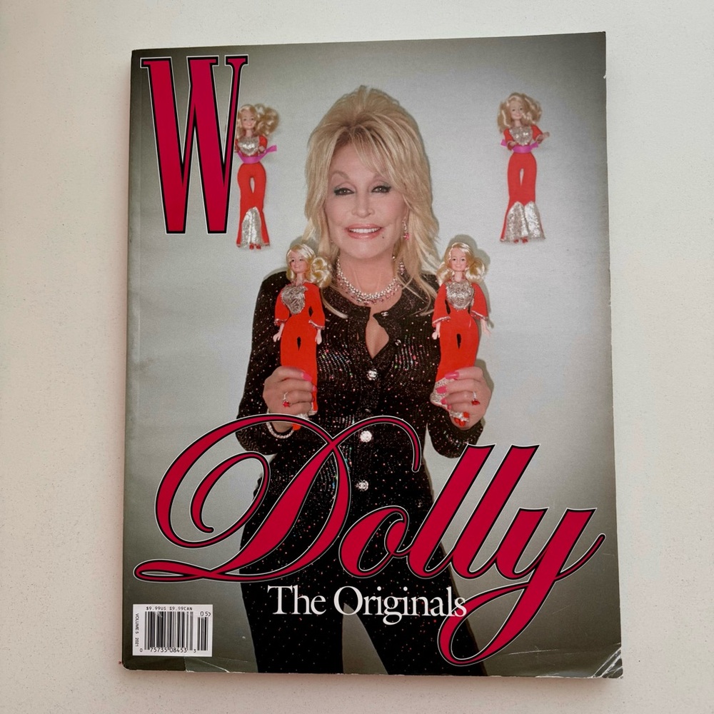 W Magazine with Dolly Parton cover